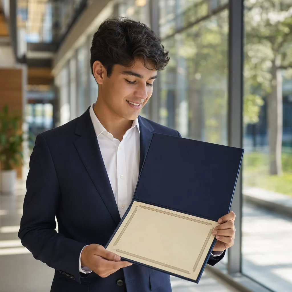 Diploma y Boleta de la Preparatoria de EE UU